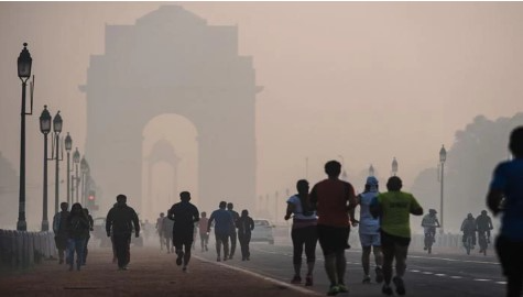 दिल्ली में धूल और प्रदूषण का हाल