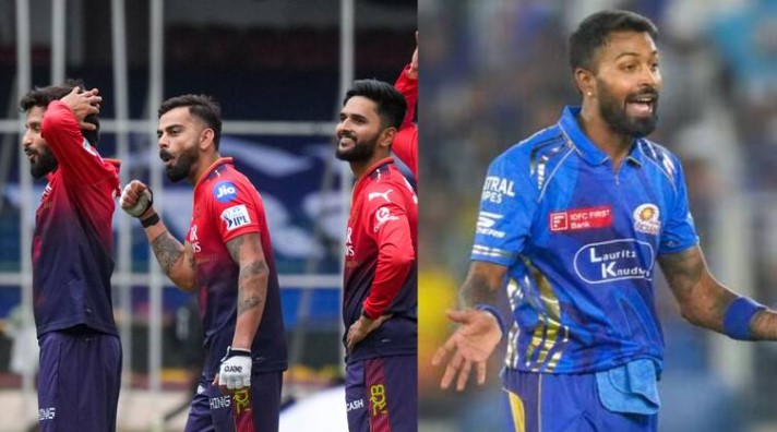 अगर आज जीती RCB, तो मुंबई-गुजरात की बढ़ेगी टेंशन! फाइनल की रेस में बदल जाएंगे सभी समीकरण।