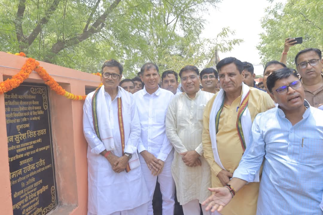 वंदे गंगा जल संरक्षण जन अभियान बना जनआंदोलन, तारानगर में 300 करोड़ के नहरी कार्यों का शिलान्यास।
