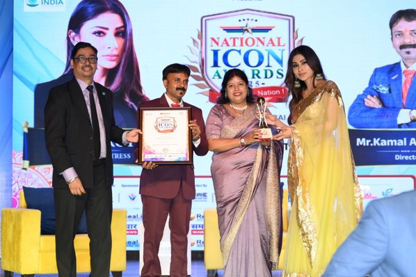 त्रिपुरा के कमल अचार्जी को मिला National Icon Award 2025, Tripureswari Tour & Travels ने पर्यटन को दी नई दिशा।