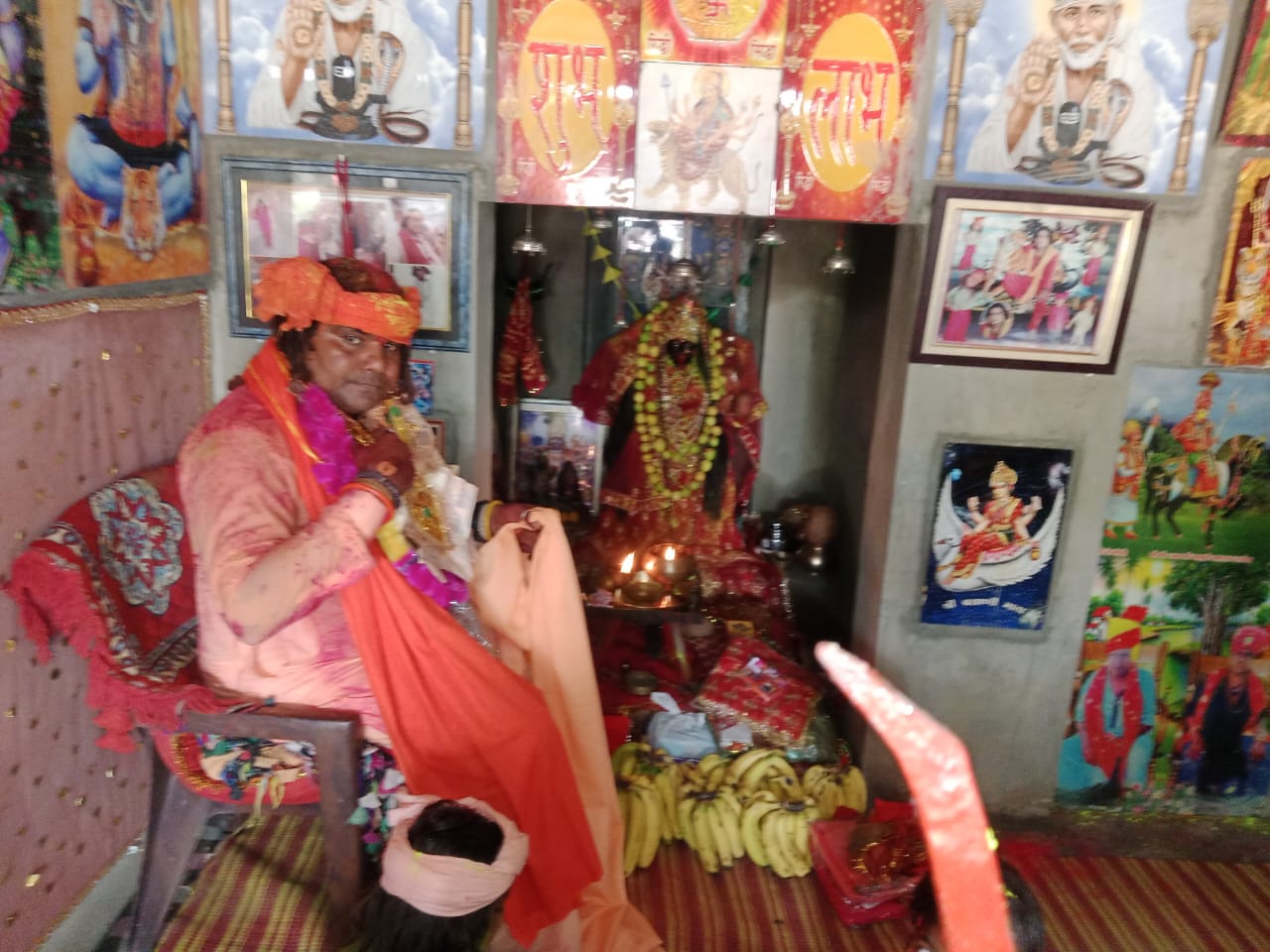 भनाईधाम मंदिर में काली माता की प्रतिमा की स्थापना, भक्तों में उमंग की लहर