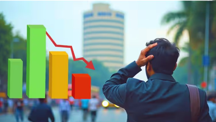 ट्रंप की टैरिफ वॉर्निंग से सहमे बाजार, सेंसेक्स 159 अंक गिरा, निफ्टी 25,500 के नीचे फिसला।