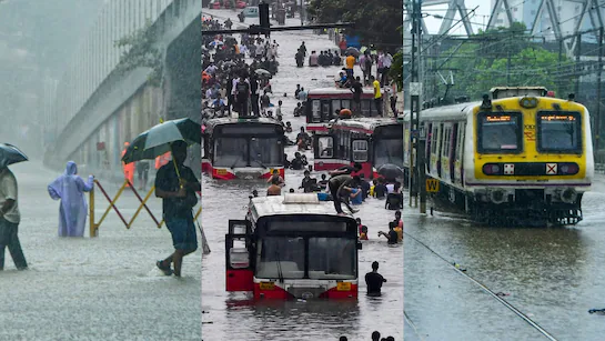 मुंबई में तीसरे दिन भी रेड अलर्ट जारी: स्कूल-दफ्तर बंद, ट्रेन सेवाएं बाधित, जनजीवन ठप