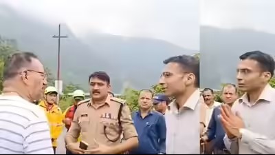 कुदरती आपदा में डीएम पर भड़क उठे मंत्री गणेश जोशी, देहरादून में गर्मजोशी का वीडियो वायरल