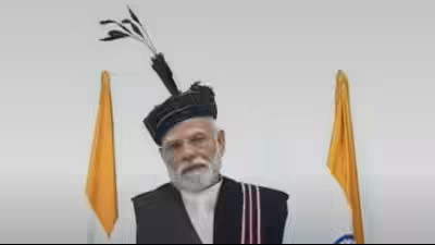 पीएम मोदी की मिजोरम दौरे की स्टाइल: पंख वाली टोपी और अनूठा शॉल चर्चा में