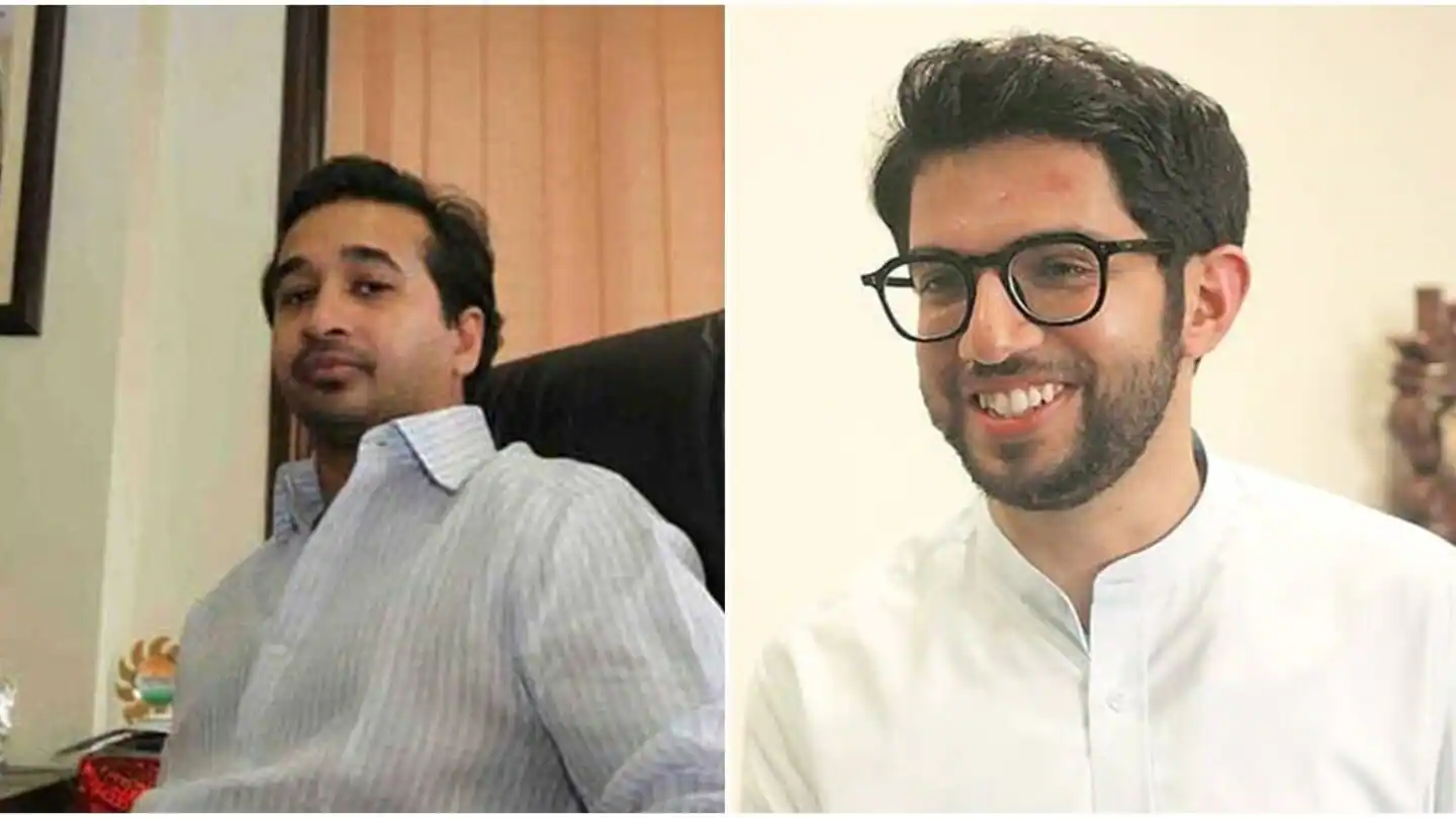 नितेश राणे का विवादित बयान: ‘आदित्य ठाकरे बुर्का पहनकर देखेंगे भारत-पाक मैच’