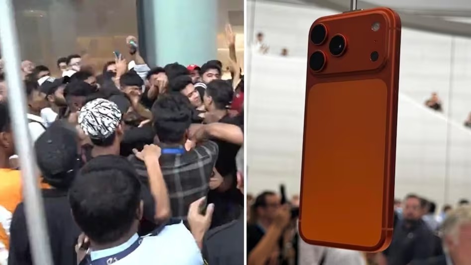 iPhone 17 की बिक्री पर हंगामा: एप्पल स्टोर के बाहर मारामारी, कई घायल