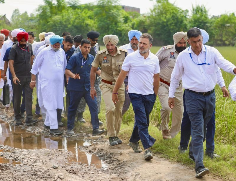 पंजाब में राहुल गांधी को बाढ़ प्रभावित इलाकों के दौरे से रोका गया, कांग्रेस ने लगाया प्रशासन पर आरोप