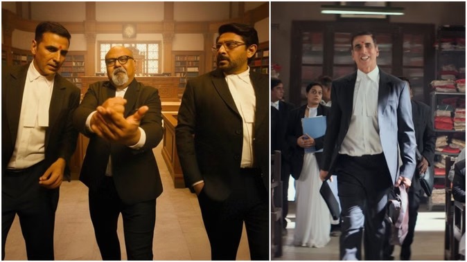 “जॉली एलएलबी 3” ट्रेलर रिलीज़: अक्षय कुमार और अरशद वारसी की दमदार अदाकारी, सोशल मीडिया पर मिला जोरदार रिस्पॉन्स