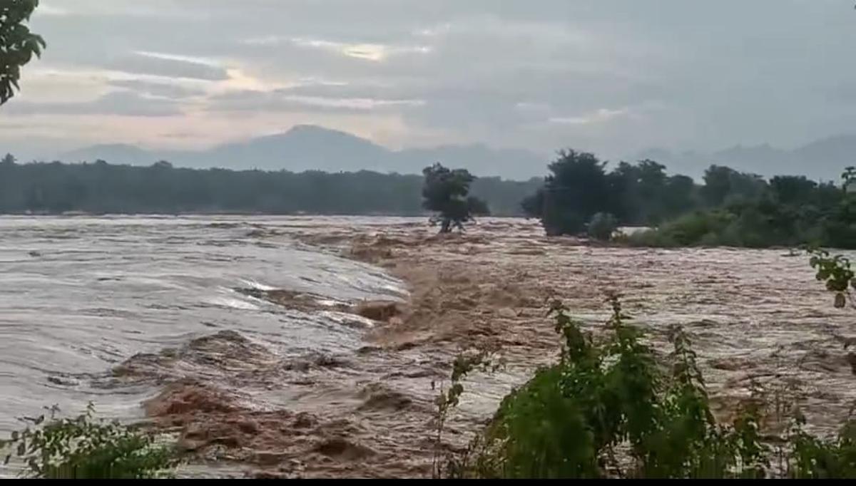 वमशधारा, नागावली सहित अन्य नदियों में मध्यम जलप्रवाह, विजयनगरम और श्रीकाकुलम जिलों में बाढ़ जैसे हालात