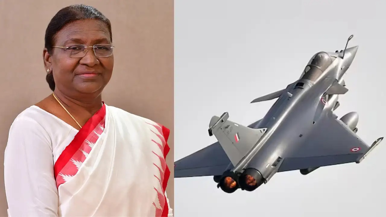 राष्ट्रपति द्रौपदी मुर्मु अंबाला एयरबेस पहुंचीं, Rafale लड़ाकू विमान में सॉर्टी भरी