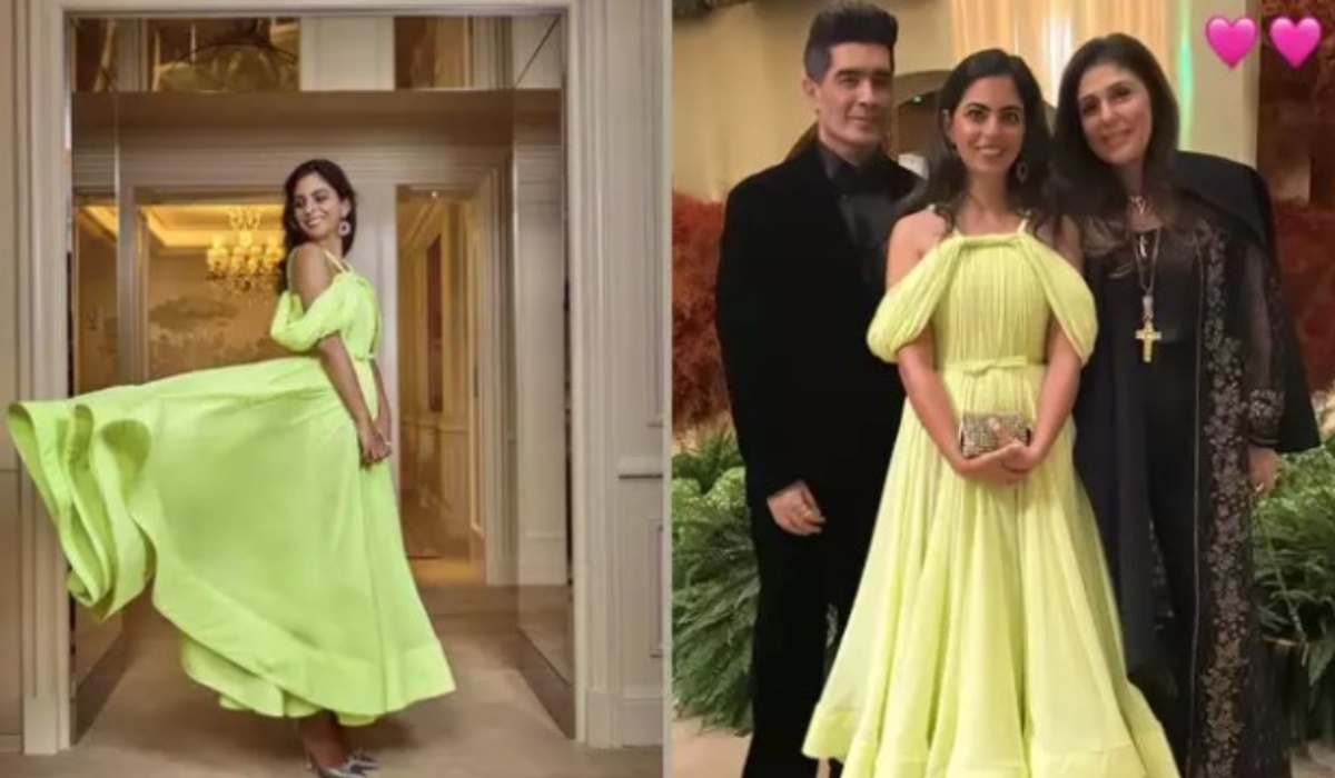 पेरिस में छाया ईशा अंबानी का मुगल लुक, शाही अंदाज़ में दिखीं अंबानी खानदान की बेटी — विदेशी हुए दीवाने, देश में हुई चर्चा तेज़