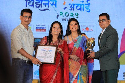 Mango Juice & Concentrate Production में उत्कृष्टता के लिए सम्मानित हुए श्री संदीप यशवंत पावसकर