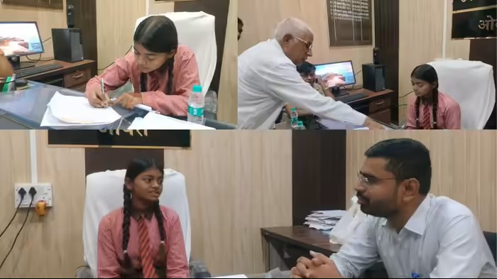 नन्हीं सुहानी बनीं सोनभद्र की नई एसडीएम: मिशन शक्ति 5.0 के तहत एक दिन के लिए संभाली कुर्सी, फरियादियों की सुनी समस्याएं