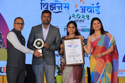 मुंबई, नवी मुंबई और ठाणे में पेस्ट मैनेजमेंट सर्विस के क्षेत्र में श्री सचिन ज्ञानदेव करंजे को सम्मानित किया गया