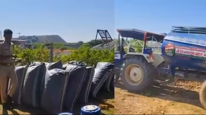 भीलवाड़ा में पुष्पा स्टाइल अफीम तस्करी का भंडाफोड़, पानी के टैंकर में छुपा था गुप्त ठिकाना