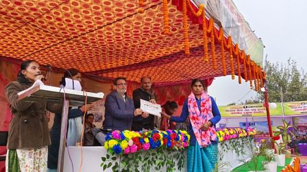 किसान मेला-सह-पशु प्रदर्शनी का सफल समापन, उत्कृष्ट किसानों को किया गया सम्मानित