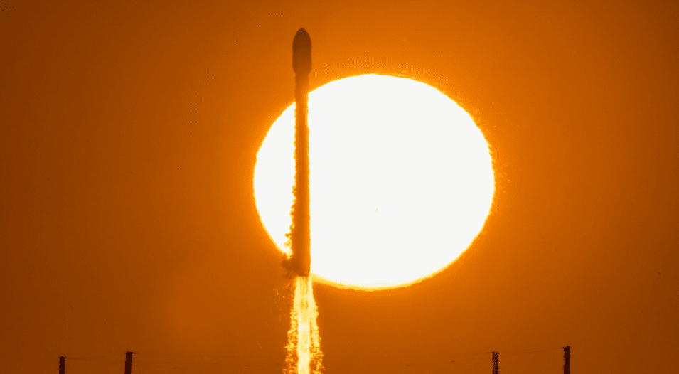 Falcon 9 के साथ GPS III SV09 की उड़ान