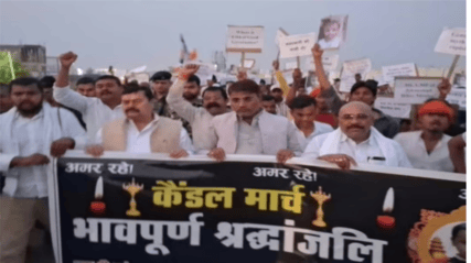 मासूम के लिए न्याय की मांग: जहानाबाद में निकला विशाल कैंडल मार्च, दोषियों को सख्त सजा की मांग