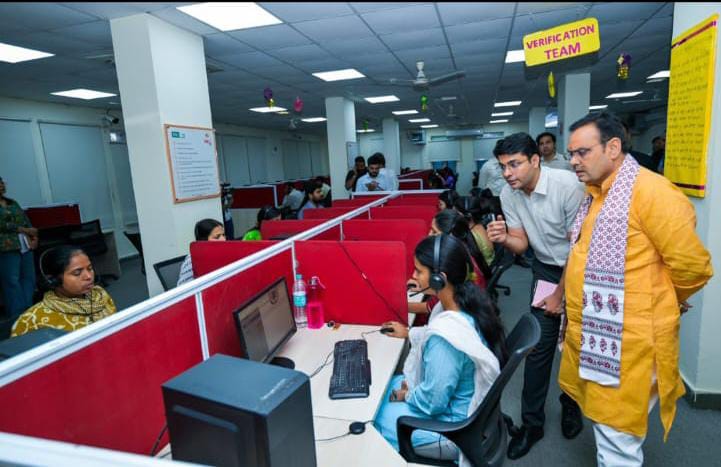 मुख्यमंत्री भजनलाल शर्मा ने राजस्थान संपर्क हेल्पलाइन-181 का किया निरीक्षण, त्वरित समाधान पर दिया जोर