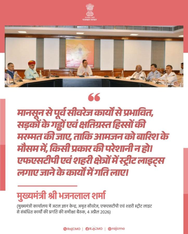 मानसून से पहले सड़कों की मरम्मत के निर्देश, मुख्यमंत्री ने दिए सख्त आदेश