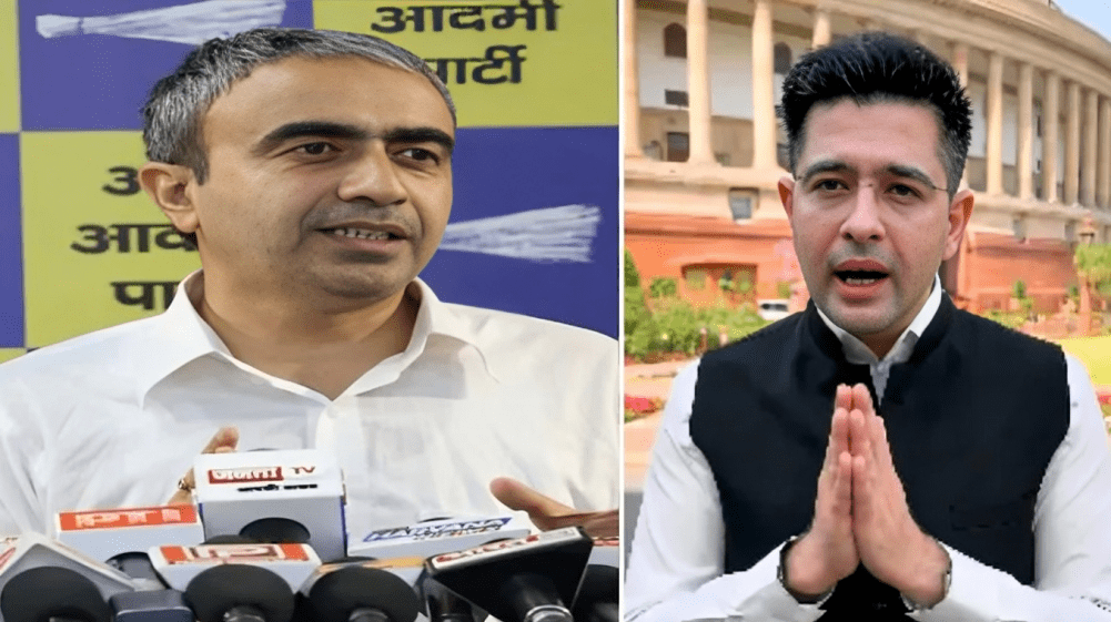 AAP में बढ़ा आंतरिक विवाद: राघव चड्ढा पर अनुराग ढांडा का हमला, पार्टी में बयानबाज़ी तेज