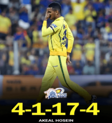 IPL 2026: गैंगवॉर के बीच पले Akeal Hosein ने बदली किस्मत, 24 गेंदों में मुंबई इंडियंस को किया ढेर
