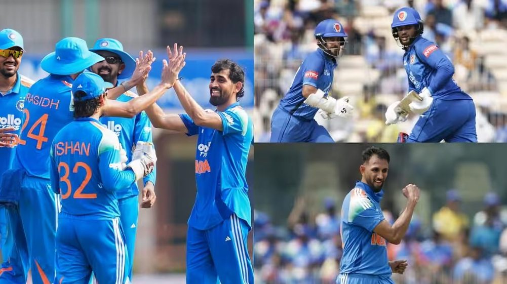 IND vs AFG तीसरा वनडे: प्रसिद्ध कृष्णा का पंजा, अफगानिस्तान 218 रन पर ढेर; भारत के सामने 219 रन का लक्ष्य