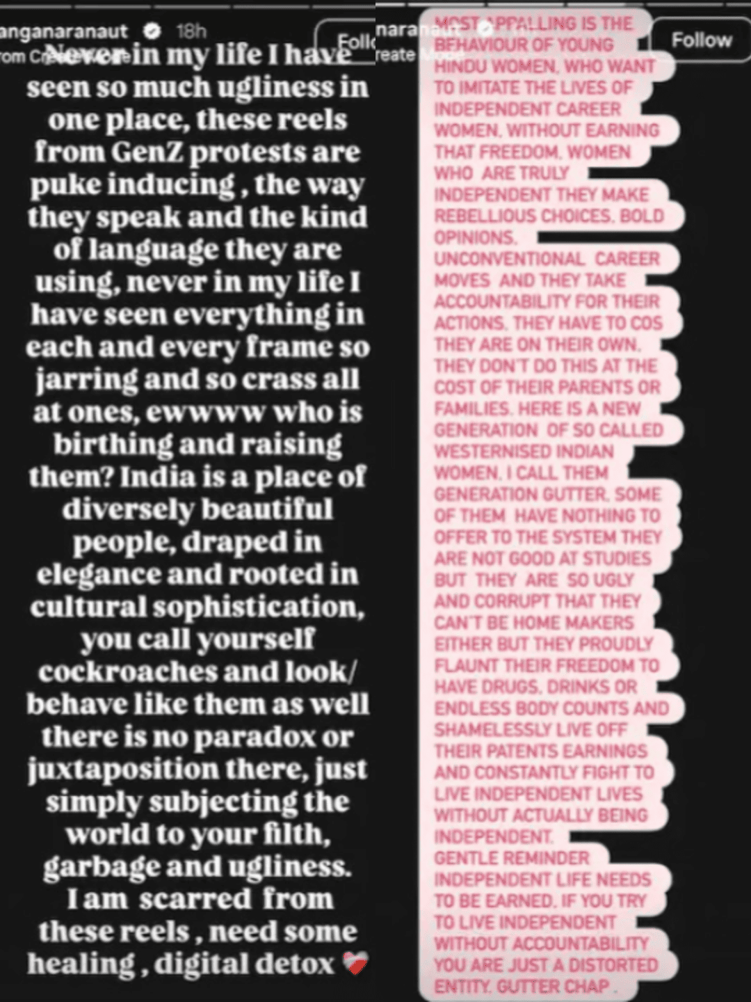 Gen Z पर कंगना रनौत की विवादित टिप्पणी से मचा बवाल, ‘Generation Gutter’ कहकर साधा निशाना