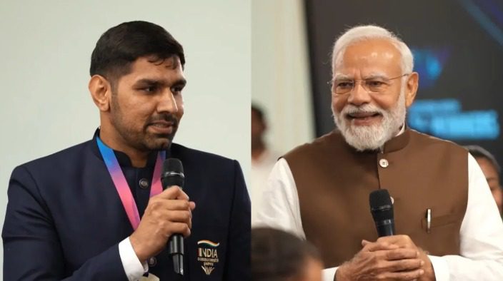 “पाकिस्तानी बॉक्सर ने कहा- ‘मुझे नरेंद्र नाम से नफरत हो गई’, पीएम मोदी भी नहीं रोक पाए हंसी; भारतीय बॉक्सर नरेंदर ने सुनाया मजेदार किस्सा”
